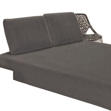 Imagem de Jogo de Lençol Queen em Manta Plush 3 Peças - Chumbo - 100% Poliéster