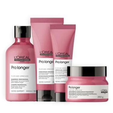 Imagem de Kit Loreal Pro Longer Cabelos Finos Completo + Creme 150ml - Loreal Pr