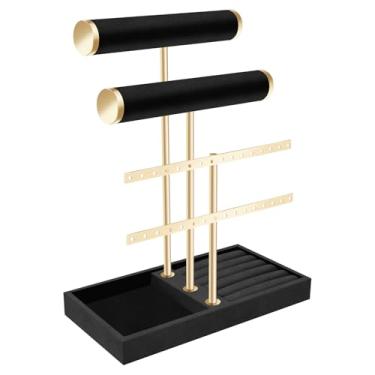 Imagem de Zuxmvot Suporte de exibição de pulseira para fornecedores, vendedores práticos de suporte de exibição de pulseira, torres de joias práticas com capa fácil de instalar para cômoda quarto