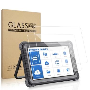 Imagem de JMREOIMS [Pacote com 2] Compatível com protetor de tela de vidro temperado Topdon Phoenix Plus 2 de 10,1 polegadas