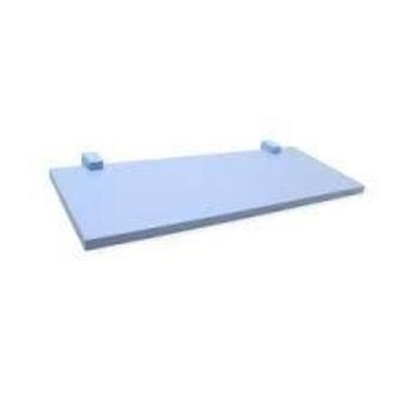 Imagem de Prateleira Infantil Azul 1,2x20x80cm com Suporte Ideal para Organizaçã