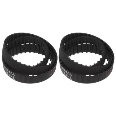Imagem de 2 peças 192XL 037 Correia dentada de borracha com engrenagem de 96 dentes, largura de 0,9 cm, correias de substituição mecânicas de passo de 0,5 cm