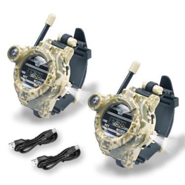 Imagem de Relógio Walkie Talkie cxjoigxi recarregável para crianças 7 em 1