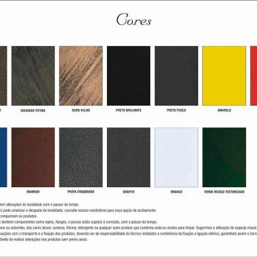 Imagem de Luminária Colonial para Muro em Alumínio com Globo em Vidro