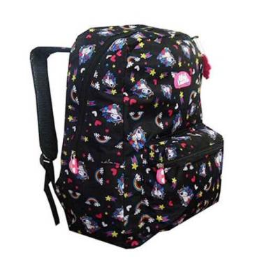 Imagem de MOCHILA ESCOLAR UNICORNIO PRETO VOZZ