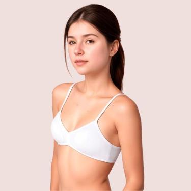 Imagem de Sutiã Menina Bojo Removível Conforto e Liberdade - Loba, Branco, 10