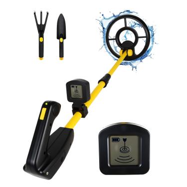 Imagem de Joyaire Detector de metais para crianças, bobina de busca de 7,4 polegadas com dispala LCD, detector de ouro à prova d'água, 500 g leve, 61 a 89 cm, dobrável e ajustável, para meninos e meninas