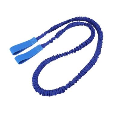 Imagem de predolo Faixas de Ioga para Alongamento, Faixa Elástica para Exercícios, Cinto Alongador de Pernas, Equipamento, Faixas de Resistência para Ginástica E Pilate, Azul