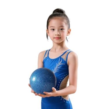 Imagem de LIUHUO Bola de ginástica rítmica para prática de dança desempenho exercício competição de treinamento azul Smlle