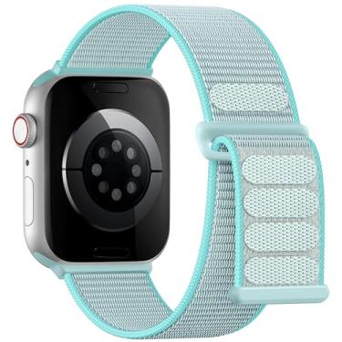 Imagem de Pulseiras femininas Lenrao de nylon para Apple Watch, séries 11/10/9/8/7/6/5/4 mm, 45 mm, 40 mm, 38 mm, 41 mm, 42 mm, 44 mm e 45 mm, Ultra SE 3/2/1 Danqing