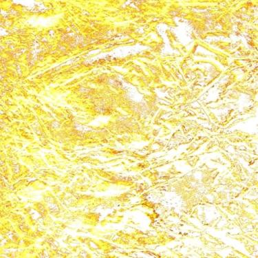 Imagem de Quadro Decorativo Abstrato Dourado com Estampa Aquarela Luxo para Parede 40x40cm