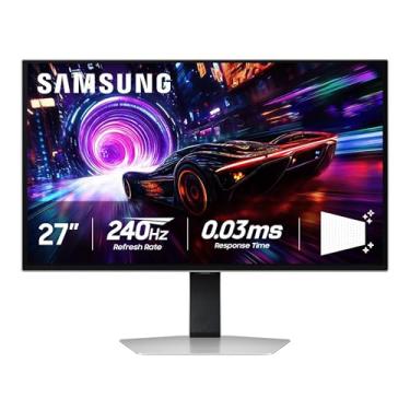 Imagem de SAMSUNG Odyssey QD-OLED G8 (G81SF), 4K, 240Hz, monitor de jogos, tempo de resposta de 0,03ms, DisplayHDR True Black 400, AMD FreeSync Premium Pro, suporte ergonômico, LS27FG810SNXZA, 2025