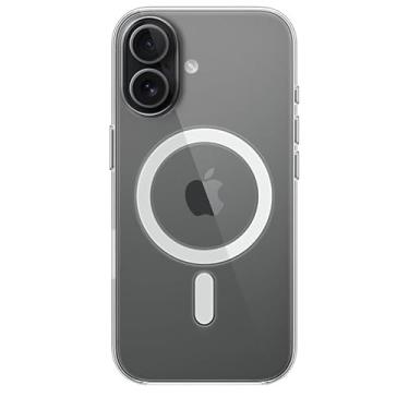 Imagem de Capa Capinha Case para (iPhone 17) Magnética Carregamento por Indução Transparente Premium Anti Impacto, Anti Amarelamento, Proteção de Câmera (iPhone 17)