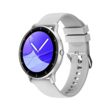 Imagem de Bettdow Smartwatch Relógio inteligente com Al integrada, atende/faz chamadas, relógio esportivo feminino e masculino de 1,28" à prova d'água IP67, para celulares Android e iOS FB051 (Prata)