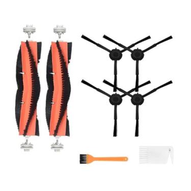 Imagem de Detachable Main Brush Hepa Filter Side Brush Mop Cloth Compatible With Xiaomi Mi STYTJ05ZHM Robot Vacuum-Mop 2 Ultra Cleaner Spare Part(Dark Khaki)