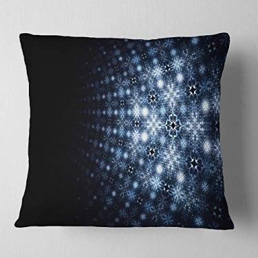 Imagem de Design Digital Fractal Flower Perspective Sala de estar, Sofá, Almofada de alta qualidade + Capa de almofada impressa em ambos os lados 66 cm x 66 cm