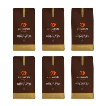 Imagem de Kit 6 Café Gourmet Torrado em Grãos Delicato Notas de Avelã e Caramelo 250g - Appassionato