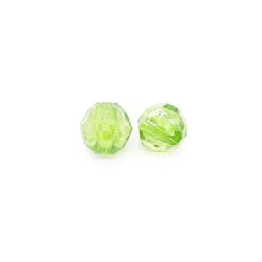 Imagem de Miçanga Bola Facetada Acrílico Verde  6mm 100pçs 15g Passante - Macall