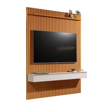 Imagem de Home Suspenso Colorado 1.90 Para Tv Ate 75 Polegadas Arbo Cedro Com Off White