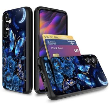 Imagem de Vobber Capa para Galaxy A16 5G, capa tipo carteira com compartimento oculto para cartão, TPU à prova de choque e policarbonato capa protetora de camada dupla para Samsung Galaxy A16 5G 6,7 polegadas
