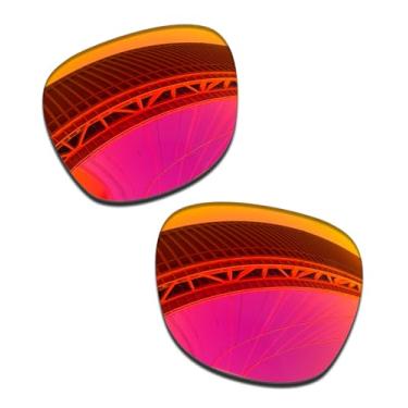 Imagem de LenzProse Lentes de reposição polarizadas de 1,5 mm para óculos de sol inteligentes Ray-Ban Meta Wayfarer RW4012 50 mm (Gen2), Vermelho magenta polarizado - 1,5 mm, 50mm