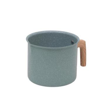 Imagem de Leiteira Caneca Fervedor Cerâmica Antiaderente 1,8L Indução Verde Cozi