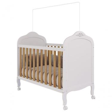 Imagem de Berço Evolutivo Elô 4 Em 1 - Móveis Peroba Amendoa-branco
