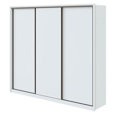 Imagem de Guarda Roupa Casal Spazio 270 Branco Brilho - Lopas