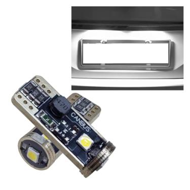 Imagem de DUSCOKE 2 peças T10 194 lâmpada LED 6000K branca - CANBUS livre de erros, chipset 3030 brilhante 168 2825 W5W lâmpada LED interior do carro substituição para painel cúpula mapa porta cortesia luzes de