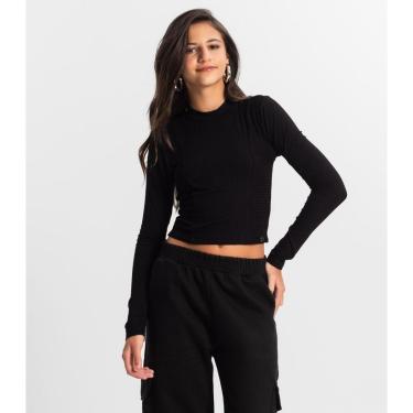 Imagem de Blusa Cropped Juvenil Feminina Gola Alta Minty-Feminino