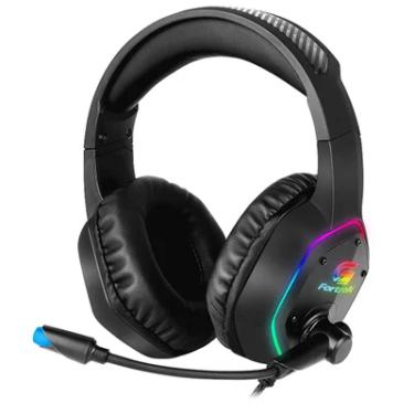 Imagem de Headset Gamer Fortrek, Blackfire Rainbow, Preto - Multiplataforma