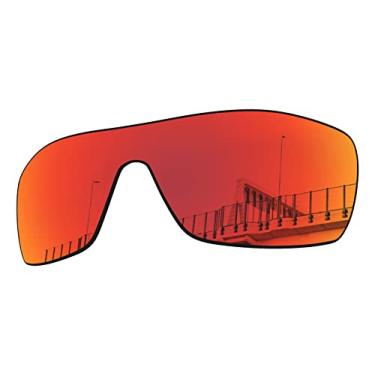 Imagem de Well-aimed Lentes de reposição polarizadas de 1,5 mm para óculos de sol Oakley Oil Rig, antiarranhões, resistentes a impactos, Irídio vermelho polarizado - 1,5 mm, One Size