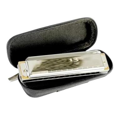 Imagem de Gaita profissional profissional para iniciantes adultos 13 furos C G D Blues Harmonica (C)