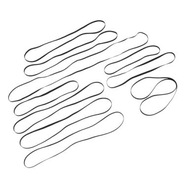 Imagem de Alomejor Conjunto de Correia Giratória de Borracha de Alto Desempenho, Uso Versátil para Reprodutor de Gravação, Cd, Dvd Player, Fonógrafo, Com 10 Peças
