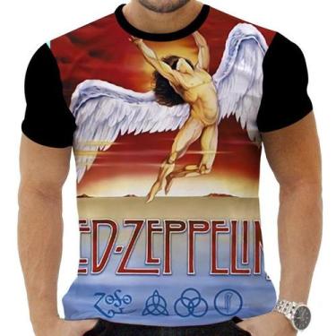 Imagem de Camiseta Camisa Personalizada Rock Clássico Led Zeppelin 36 - Obsidian