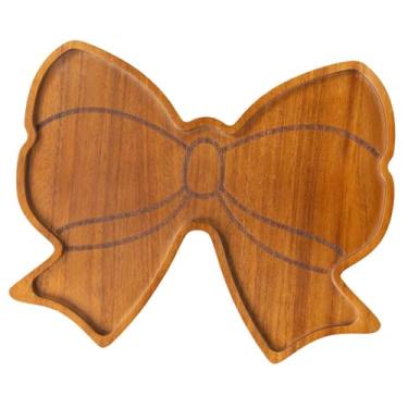 Imagem de Ｂｅｓｇａ Tábua de charcutaria Bow, bandeja de servir, travessa e, prato de madeira para servir queijos, biscoitos e bifes na cozinha. Ideal