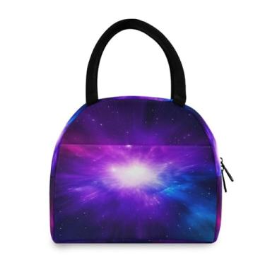 Imagem de GakkiGii Lancheira térmica Universe, lancheira reutilizável à prova de vazamento para mulheres e homens, lancheira térmica para trabalho e viagens