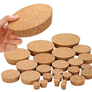 Imagem de Rolhas de cortiça para garrafa de vinho ou cerveja caseira (1.130 mm x 110 mm x 30 mm)