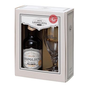 Imagem de KIT CERVEJA LEOPOLDINA PILSNER + TAÇA 500ML