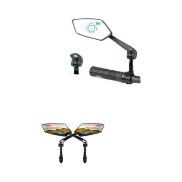 Imagem de Espelho Retrovisor Ajustável Para Bicicleta, Espelho De Ciclismo Later