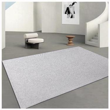 Imagem de SPXMQSS Tapetes grandes para sala de estar, tapete antiderrapante para quarto macio, material de lã, fácil de cuidar, para quarto, sala de estar, sala de jantar, escritório, carpete de cor sólida