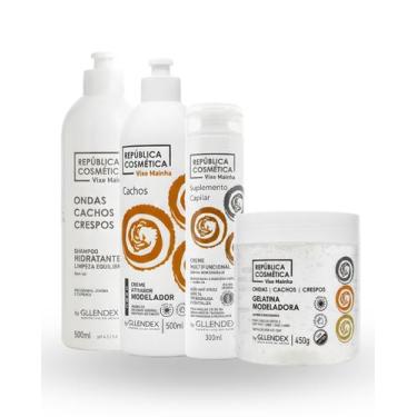 Imagem de Kit Vixe Mainha Gllendex  Definição Hidratação e Nutrição, Cabelos Cac