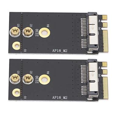 Imagem de SUNGOOYUE Adaptador de Placa Sem Fio NGFF para Dispositivos OS X, Compatível Com BCM94360CS2 BCM943602CS, 46 Mm X 20 Mm, Pacote de 2 Com Parafusos