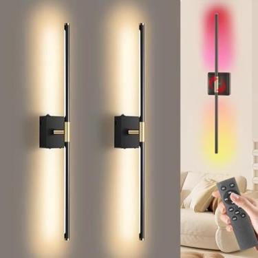 Imagem de Arandela de parede vintage com interruptor E27, ajustável, com plugue e cabo, em latão, estilo retrô industrial, para cabeceira, ideal para quarto e sala de estar.