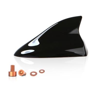 Imagem de Ramble - Para Honda CRV (LX 2007-2016), (EX 2007-2016), (SE 2011-2016) | Substituição da tampa do tubarão do teto do carro da antena da aleta (estilo avançado, preto)