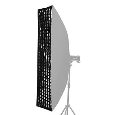 Imagem de Strip Softbox de Fotografia Grade Colmeia Preta Refletor Acessórios Fotográficos para Produtos Retrato Controle Luz Profissional Instalação Fácil Nylon Plegável Configuração Rápida