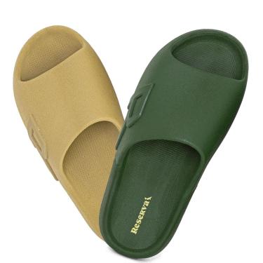 Imagem de Kit 2 Sandália Masculina Reserva RSV Go Slide Type R Casual Confortável 750800002 Cor:;Tamanho:33-34-Masculino