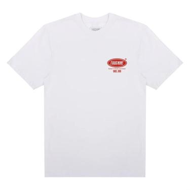 Imagem de Camiseta Thug Nine Real Fresh Branco/ Vermelho M-Masculino