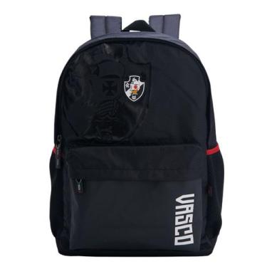 Imagem de Mochila Costas Vasco Da Gama Masculina Universitária Escolar Cor:Preto