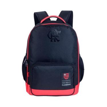 Imagem de Mochila De Costas Preta Time Flamengo Original 14009 - Xeryus